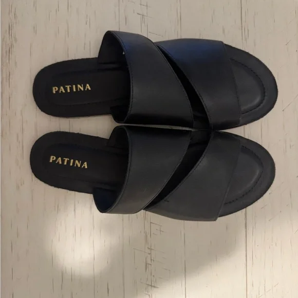 Portland leather Black Women's Sandals - Picture 2 of 6